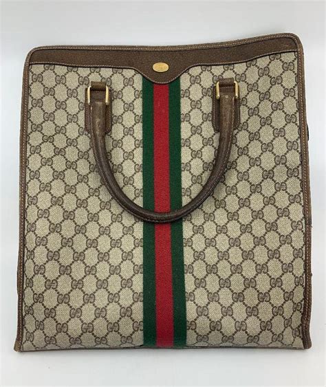 gucci vintage monogram tote|gucci tote with zipper.